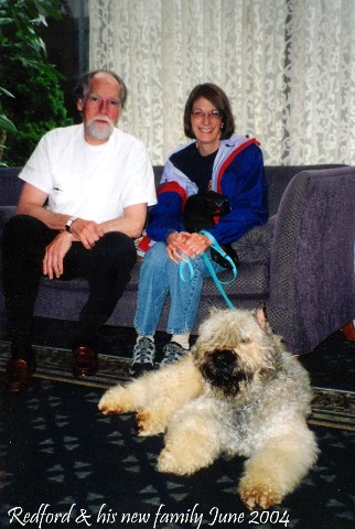 Redford and his new family - June 2004