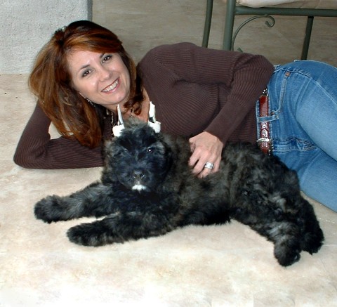 Ego relaxes in his new home